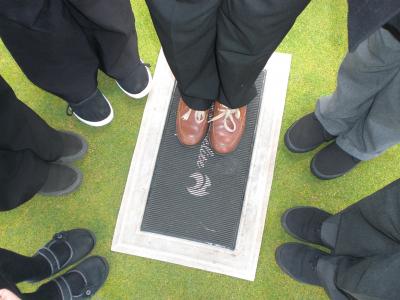 Under 12s 2 Juniper Green Primary Class 6b Feet on the bowling green